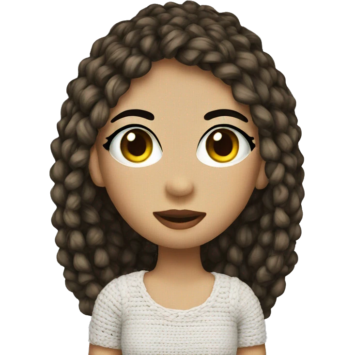 Girl crochet  emoji