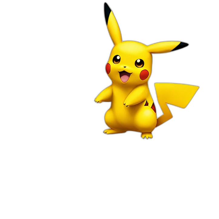 Pikachu sur Charizard emoji