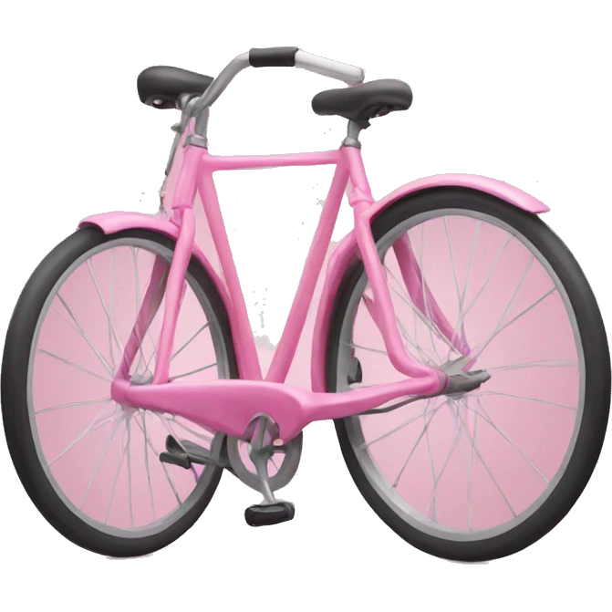 Pink bicycle  emoji
