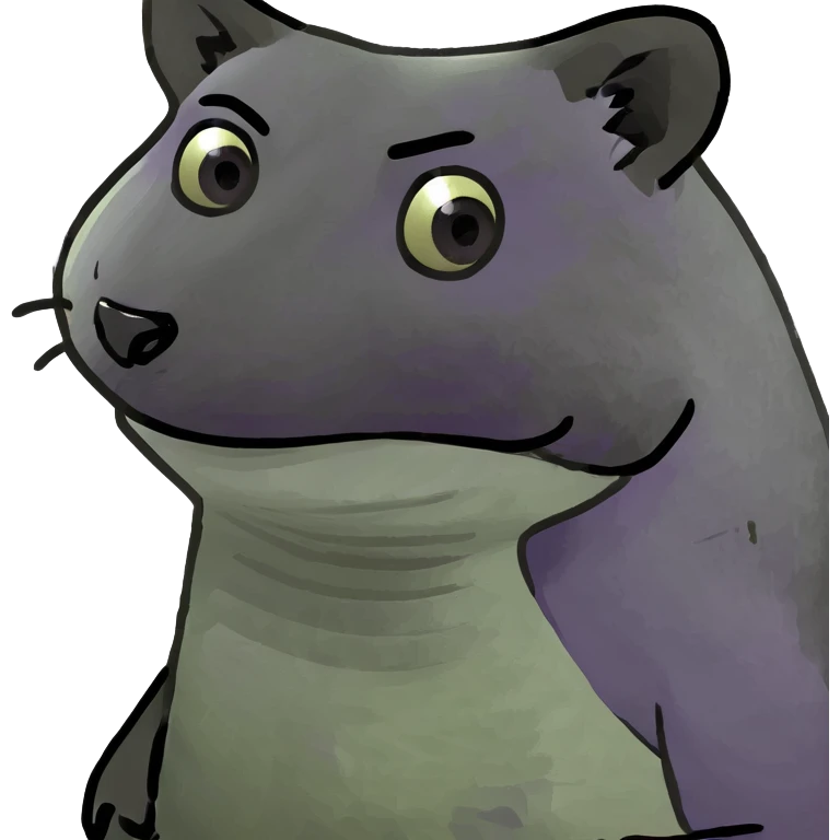 Purple raccoon  emoji