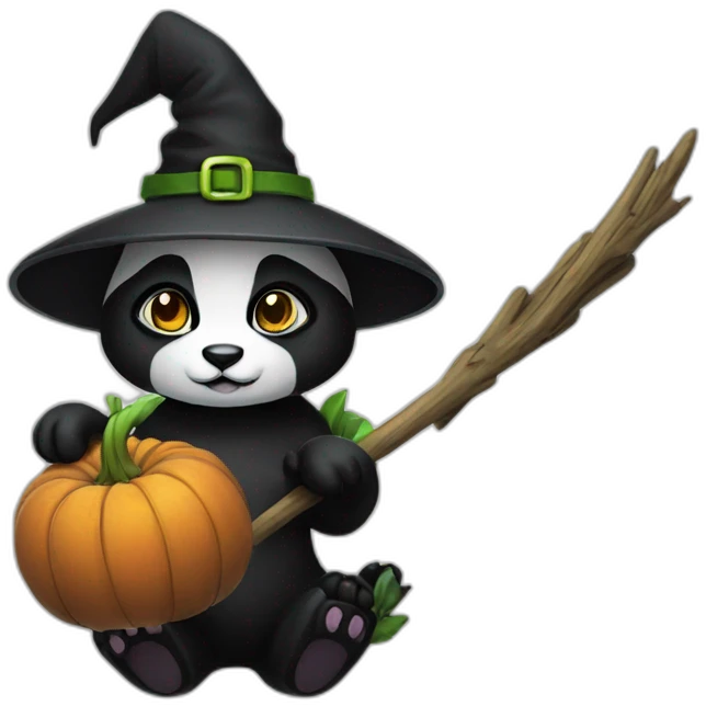 witch panda emoji
