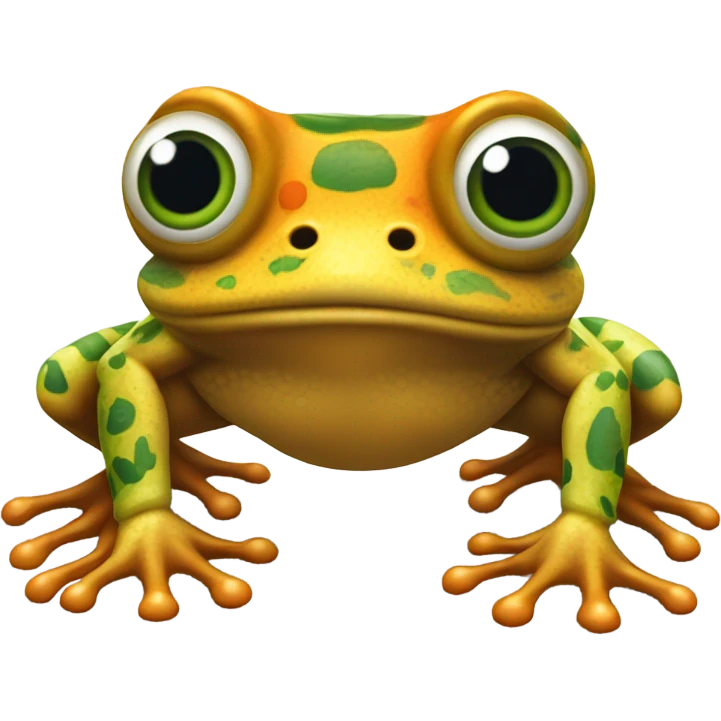freaky frog emoji