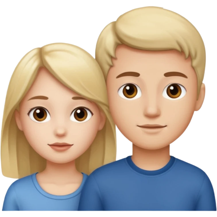 Girl with boy emoji