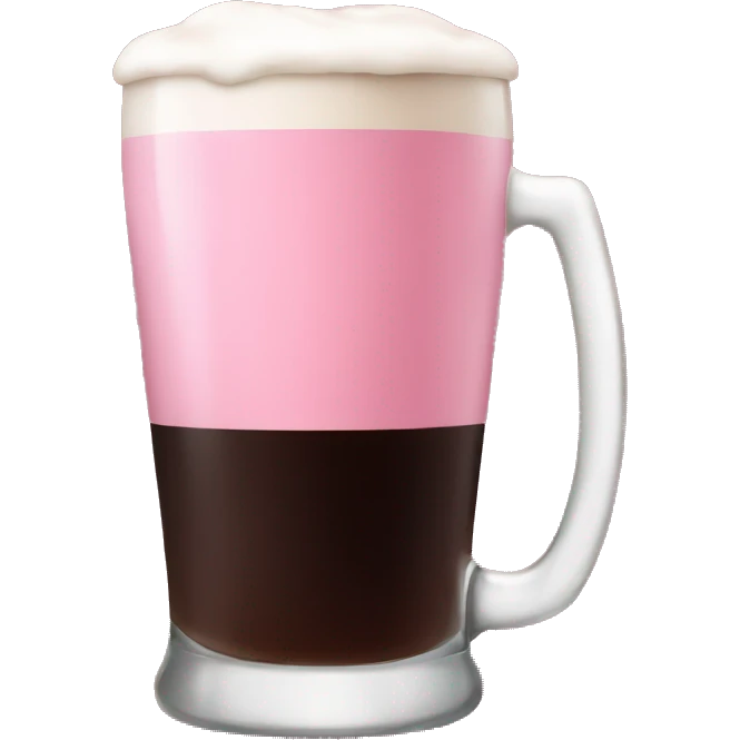 Pink Guinness pint emoji
