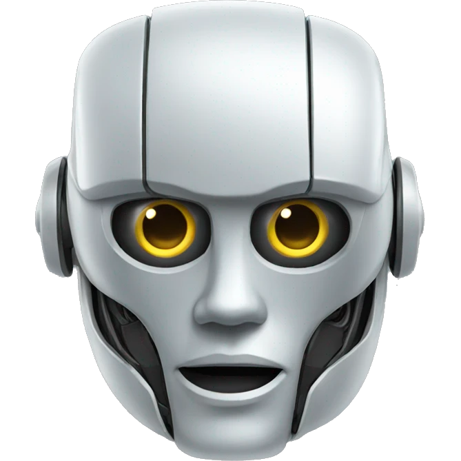 robot head emoji