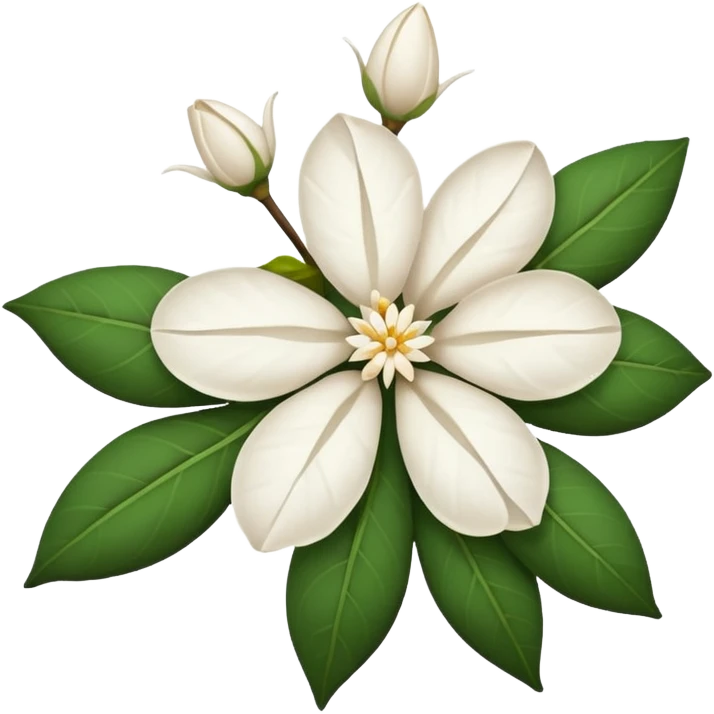 dry indian jasmine flower without leaf in emoji format  emoji
