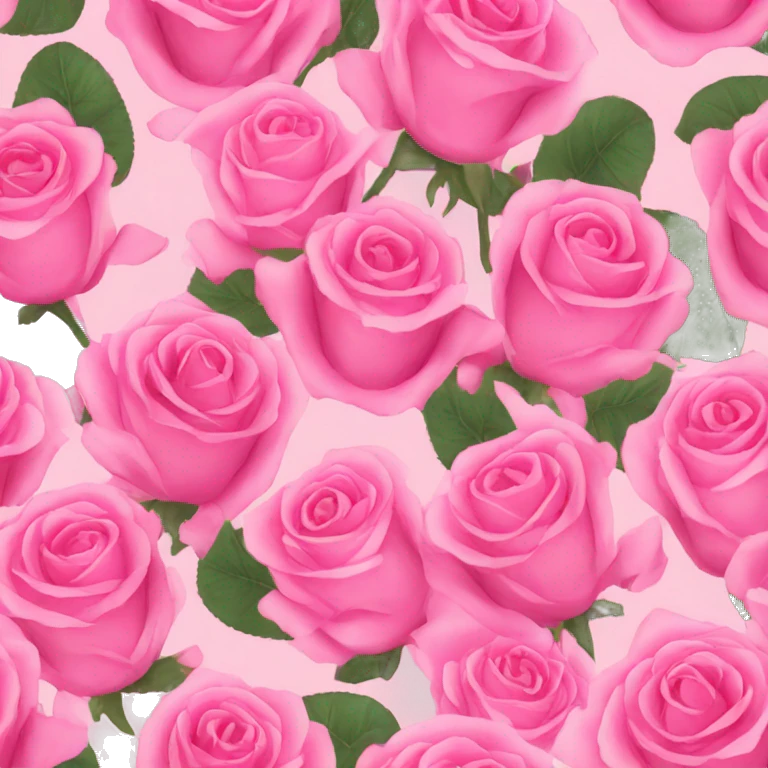 Pink roses emoji