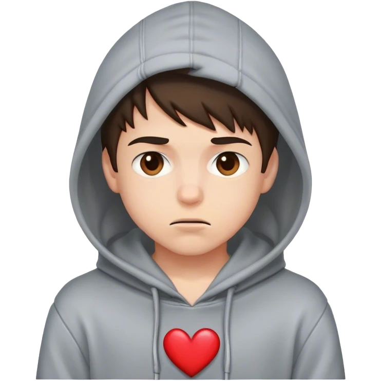 Hoodie boy heartbreaker emoji