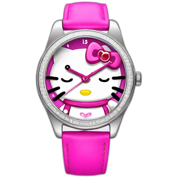 hello kitty watch emoji