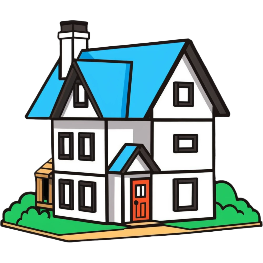 Minecraft house emoji