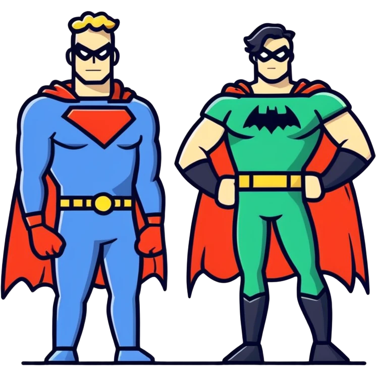 🦹‍♂️🦸🏻‍♂️🤓 emoji