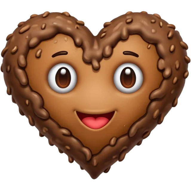 Caca noeux coeur emoji