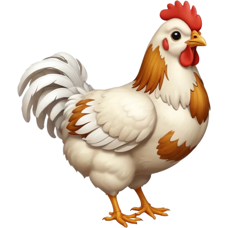 chicken walking emoji