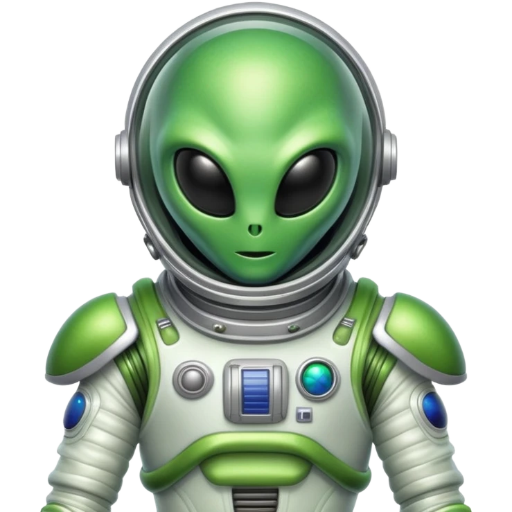 alien wearing a space suit emoji