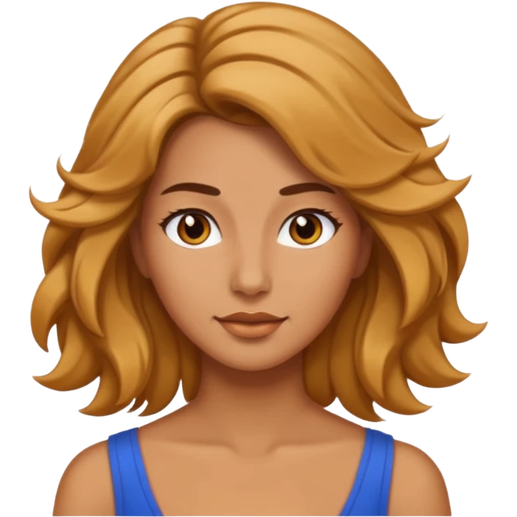 have more flow in the front of the hair emoji