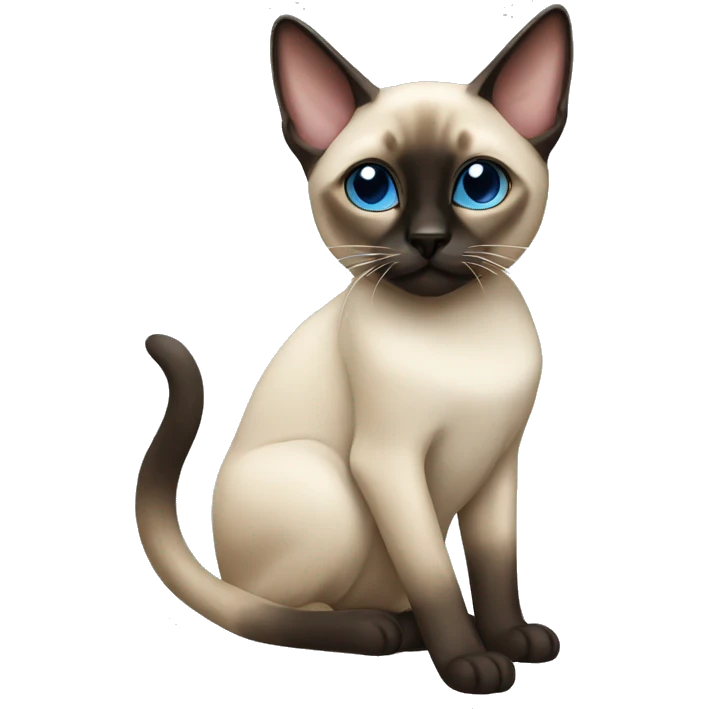 Siamese cat  emoji