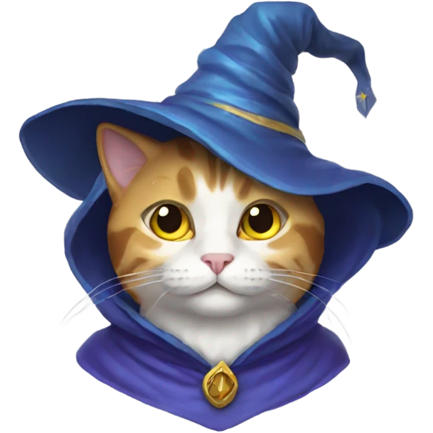 Cat wizard emoji