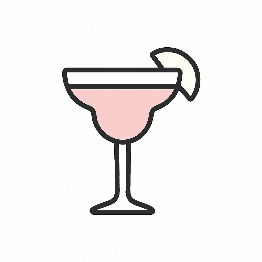 margarita in a margarita glass emoji
