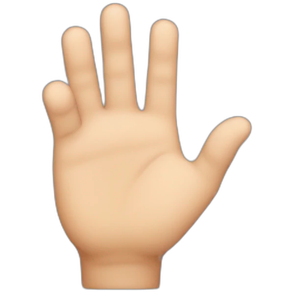 Hand pointed to you emoji
