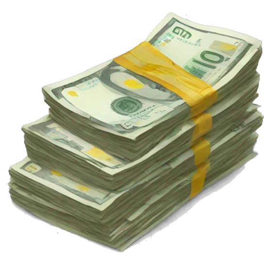 stack of euros emoji