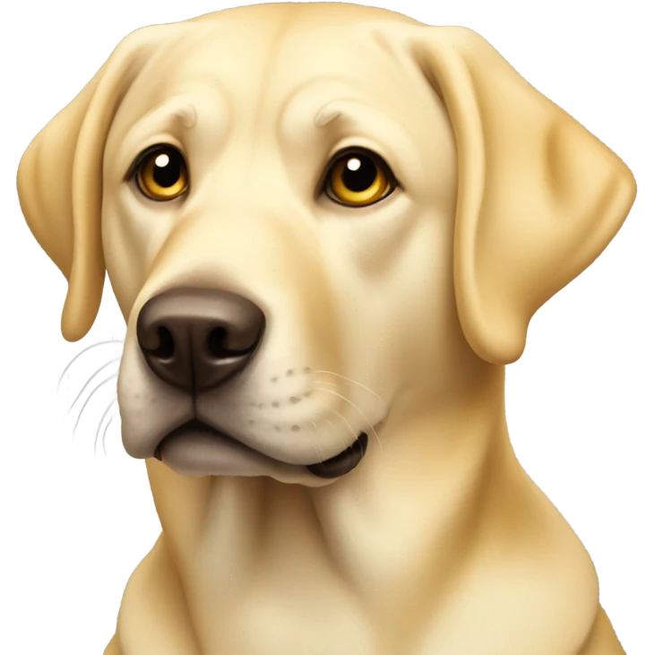 yellow lab dog emoji
