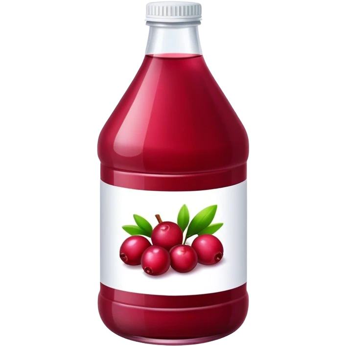 Bottle cranberry juice emoji