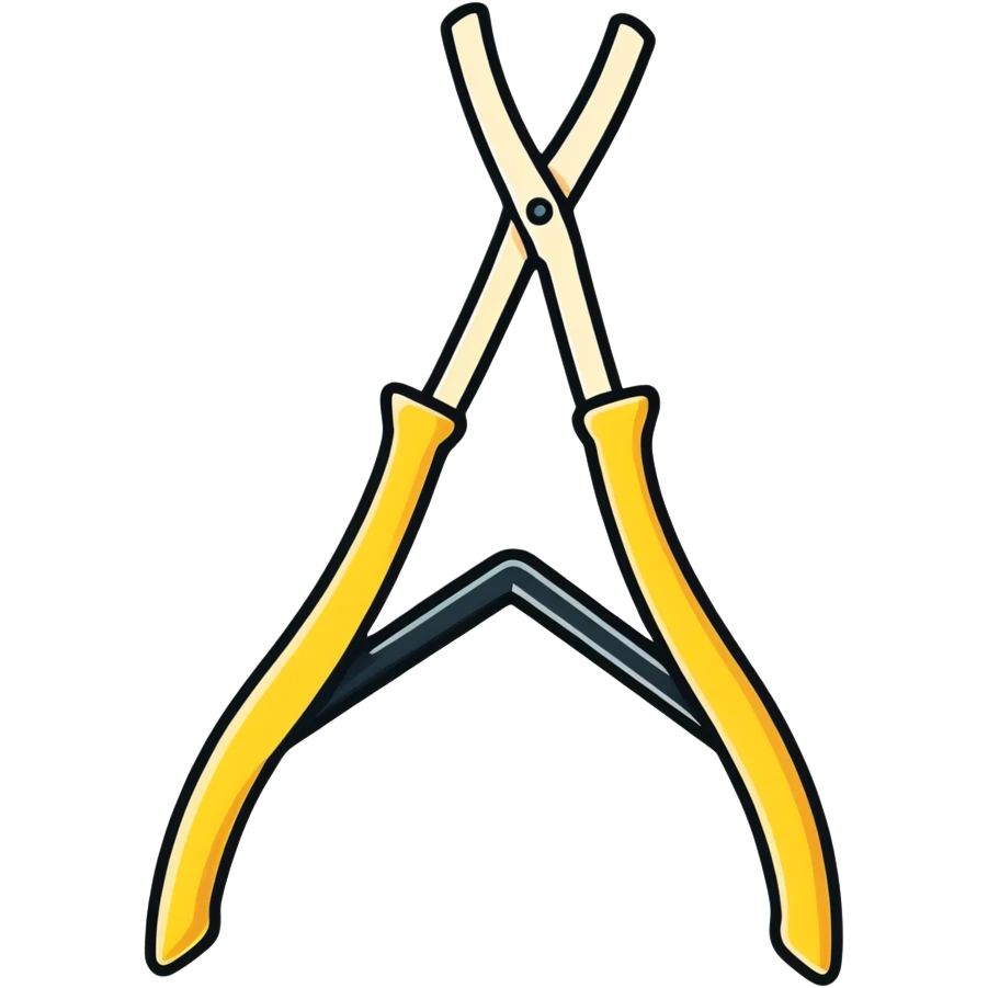 Outline Wishbone emoji