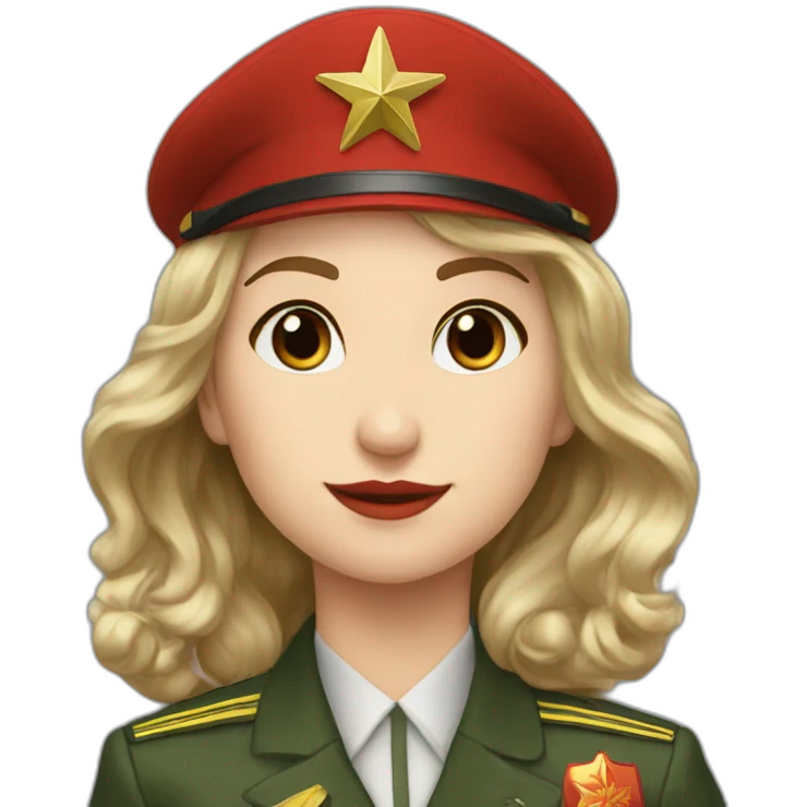 Soviet pilot liliya goldenlonghair emoji
