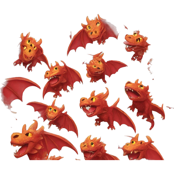 Dragon puppets emoji