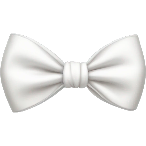 white bow emoji