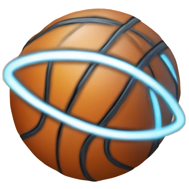 Basketball with halo  emoji