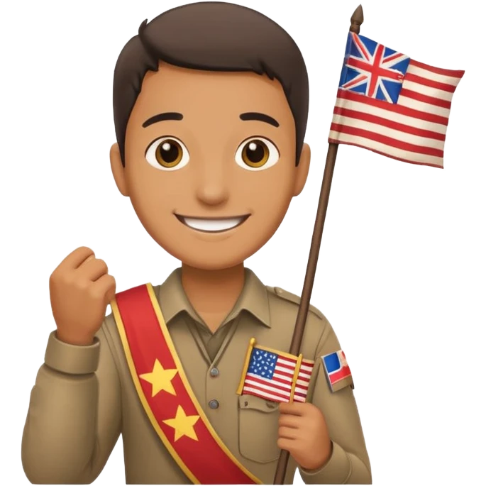 Guide + small flag emoji
