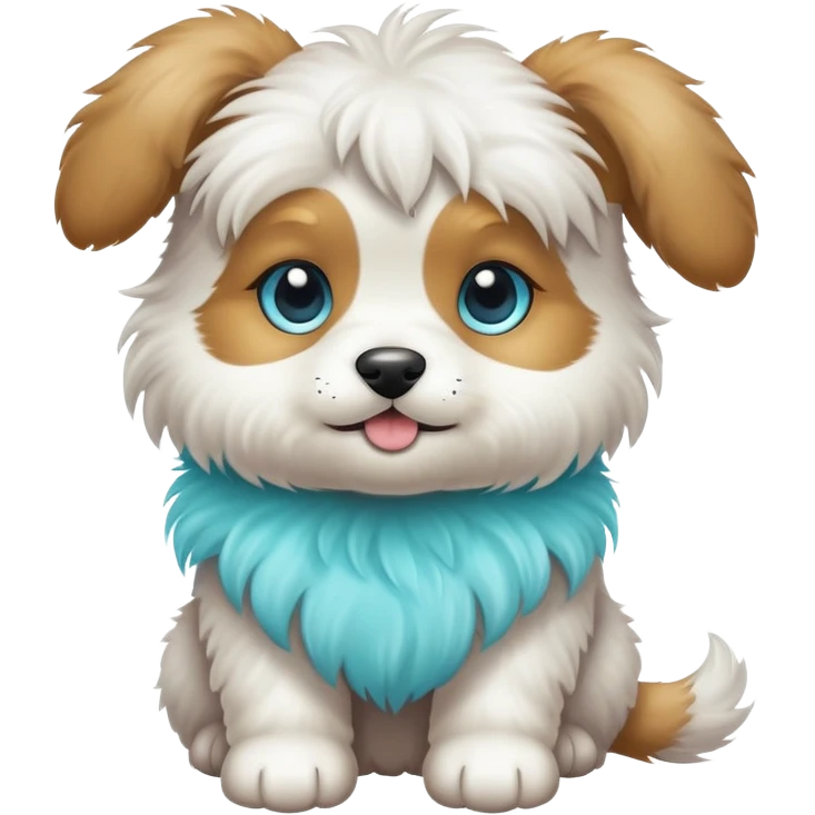 cyan puppy  emoji