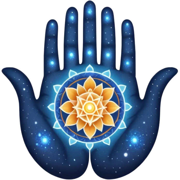 A divine abstract force creating humans through karma,
shown as a luminous cosmic hand made of light (not realistic),
forming a human figure from particles.
Hindu spiritual aura, sacred geometry, subtle mandala lines,

 
 emoji