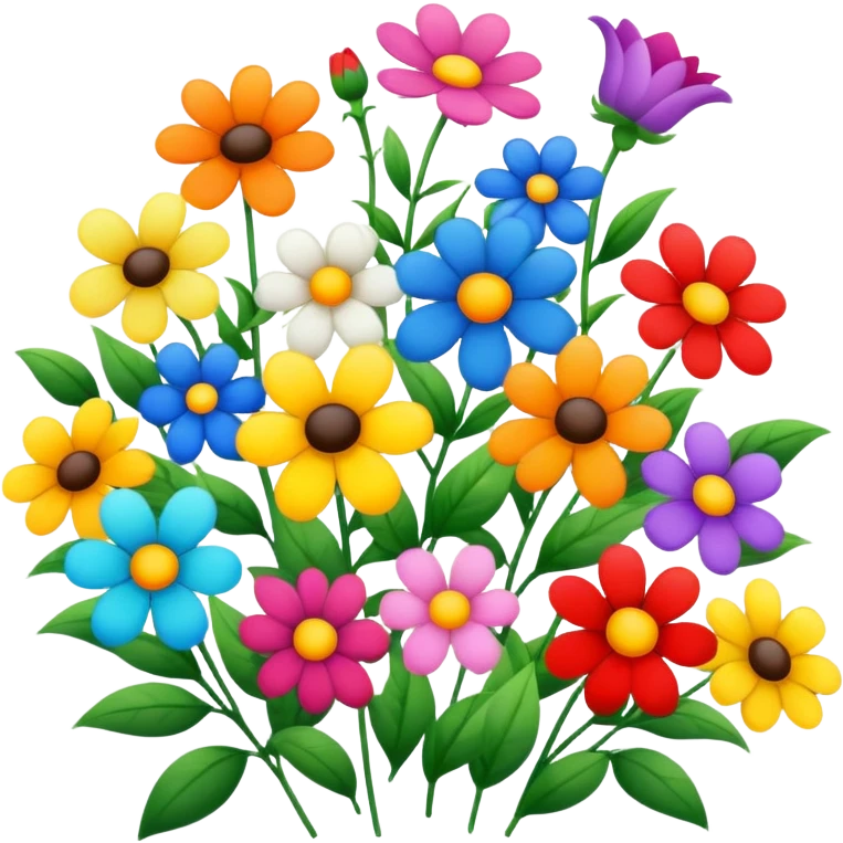 Flores de colorws emoji