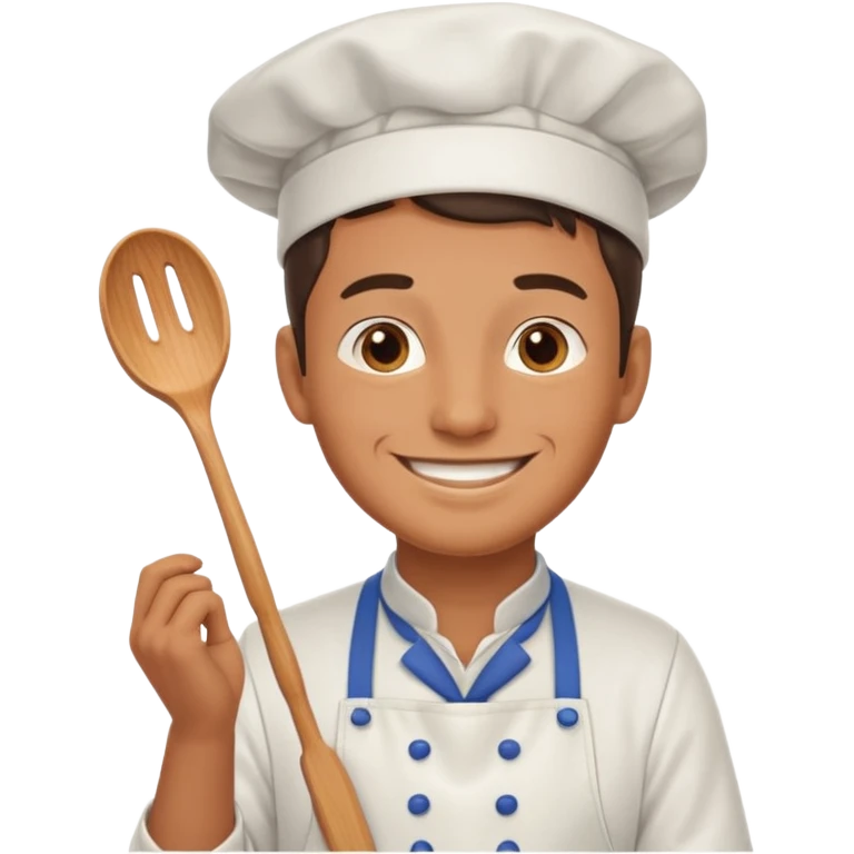 cook man without spoon  emoji