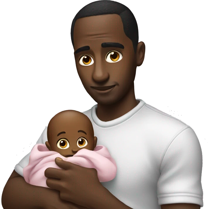 Diddy holding baby oil  emoji