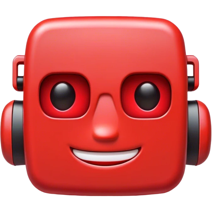 Clash of Clans aesthetic: Cinematic Playful Virtual Boy Portrait Emoji, rendered in a 3D vector-style similar to standard emojis with minimal shading and bold, simplified shapes. A compact, distinct form with signature details, softly glowing with a nostalgic gaming charm. Simplified yet unmistakably iconic, highly detailed and consistent, glowing with a soft radiance and high shine. Stylized with a touch of retro gaming magic and a soft glowing outline, capturing the essence of a beloved gaming relic with a friendly, playful manner! emoji