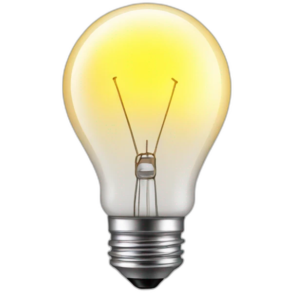 Light bulb emoji