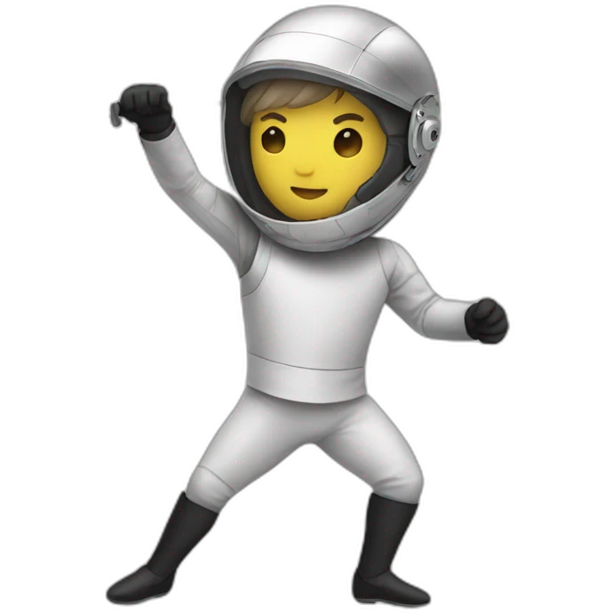 foil fencer emoji