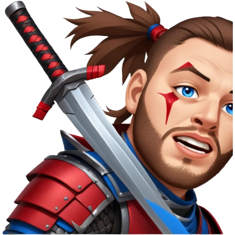 Battle-Ready Samurai emoji