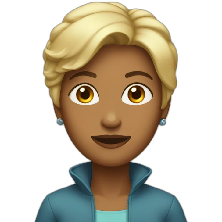 Женщина шьет на швейной машинке emoji