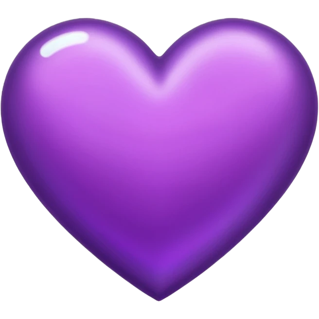 purple heart emoji