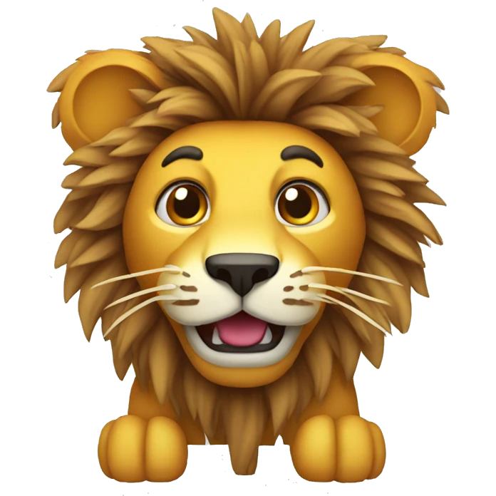 Piñata lion emoji