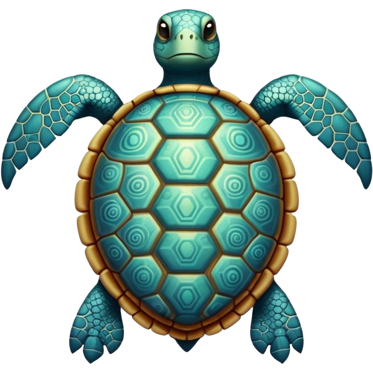 turtle god with divine powers emoji