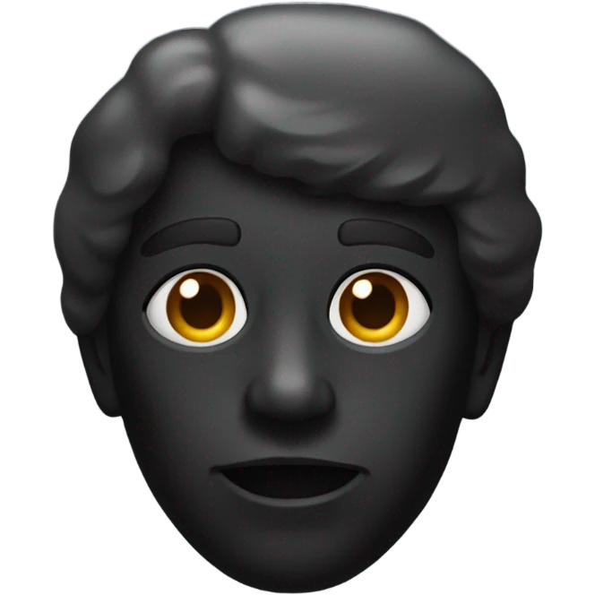 a black grave emoji