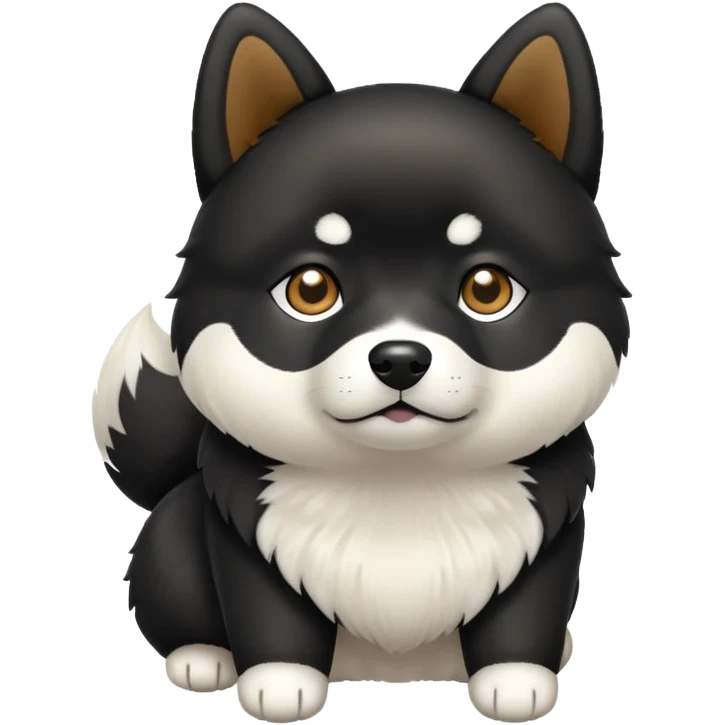 Black Shiba Inu emoji