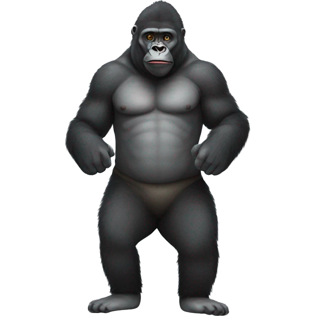 Gorilla wearing socks  emoji