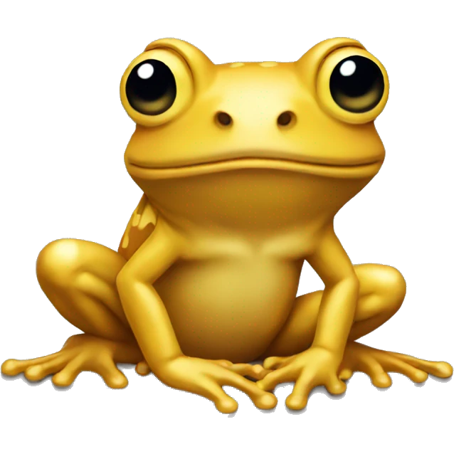 Golden frog emoji