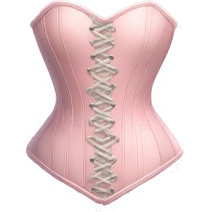pastel pink heart corset emoji
